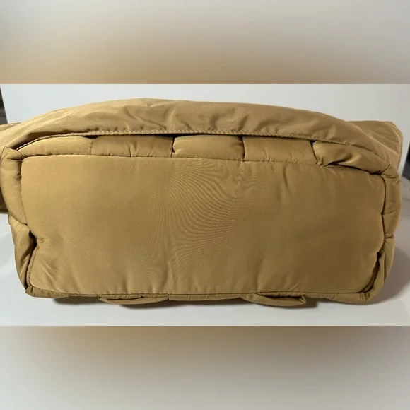 Alex Max Beige Woven Quilted Shoulder Bag | Designed in Italy - Picture 7 of 12